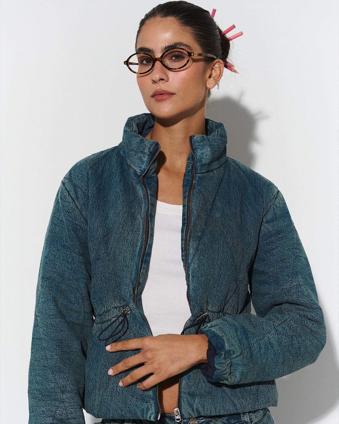 Chaqueta denim simetría - imagen 5