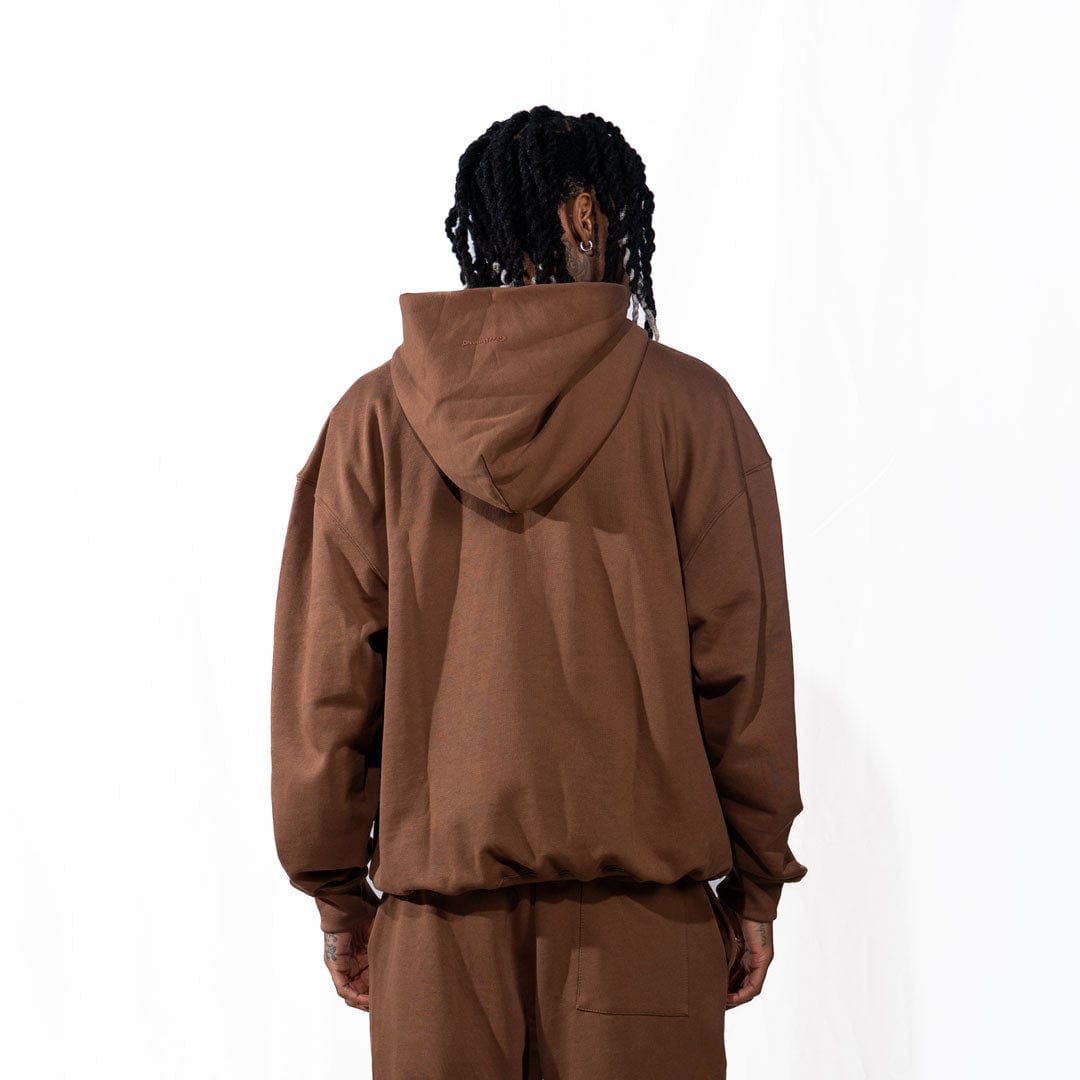 Buzo Hoodie Oversize Chocolate | Basics Chrome - imagen 5