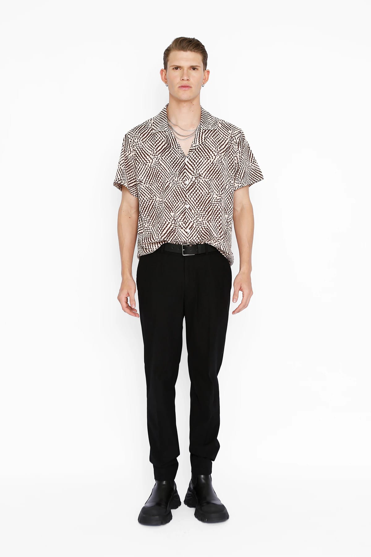 Camp Shirt in Geoprint - imagen 1