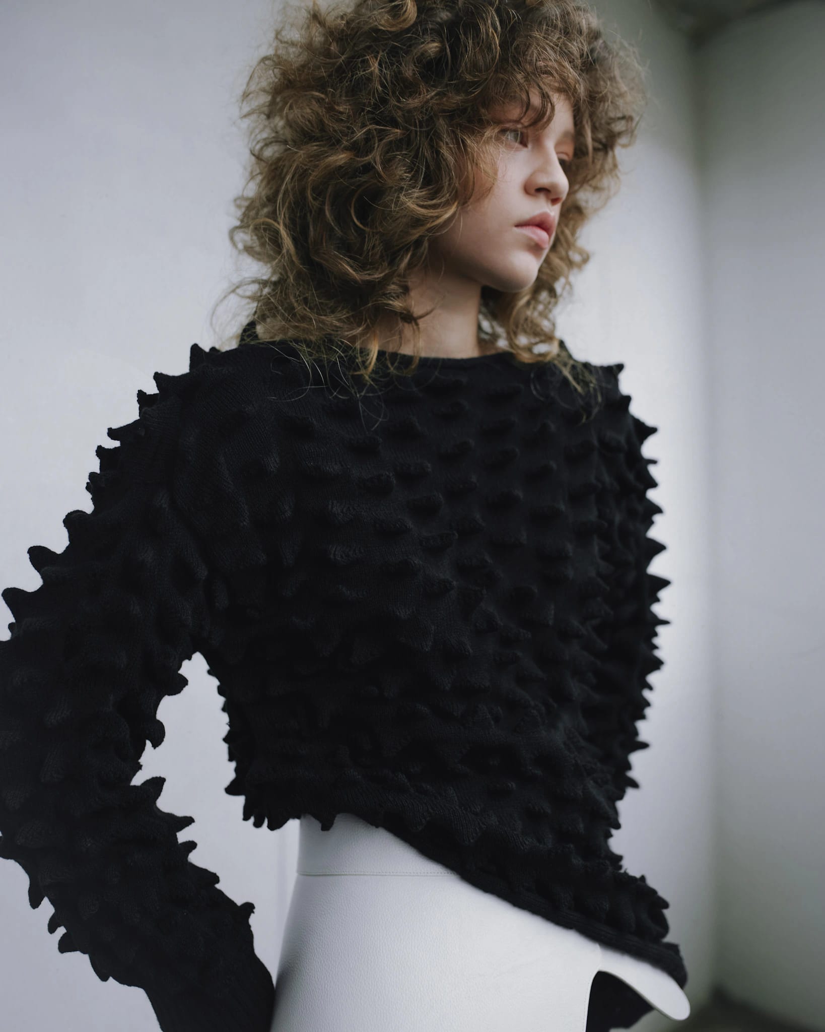 KNITTED SPIKES DRESS-SWEATER - imagen 7