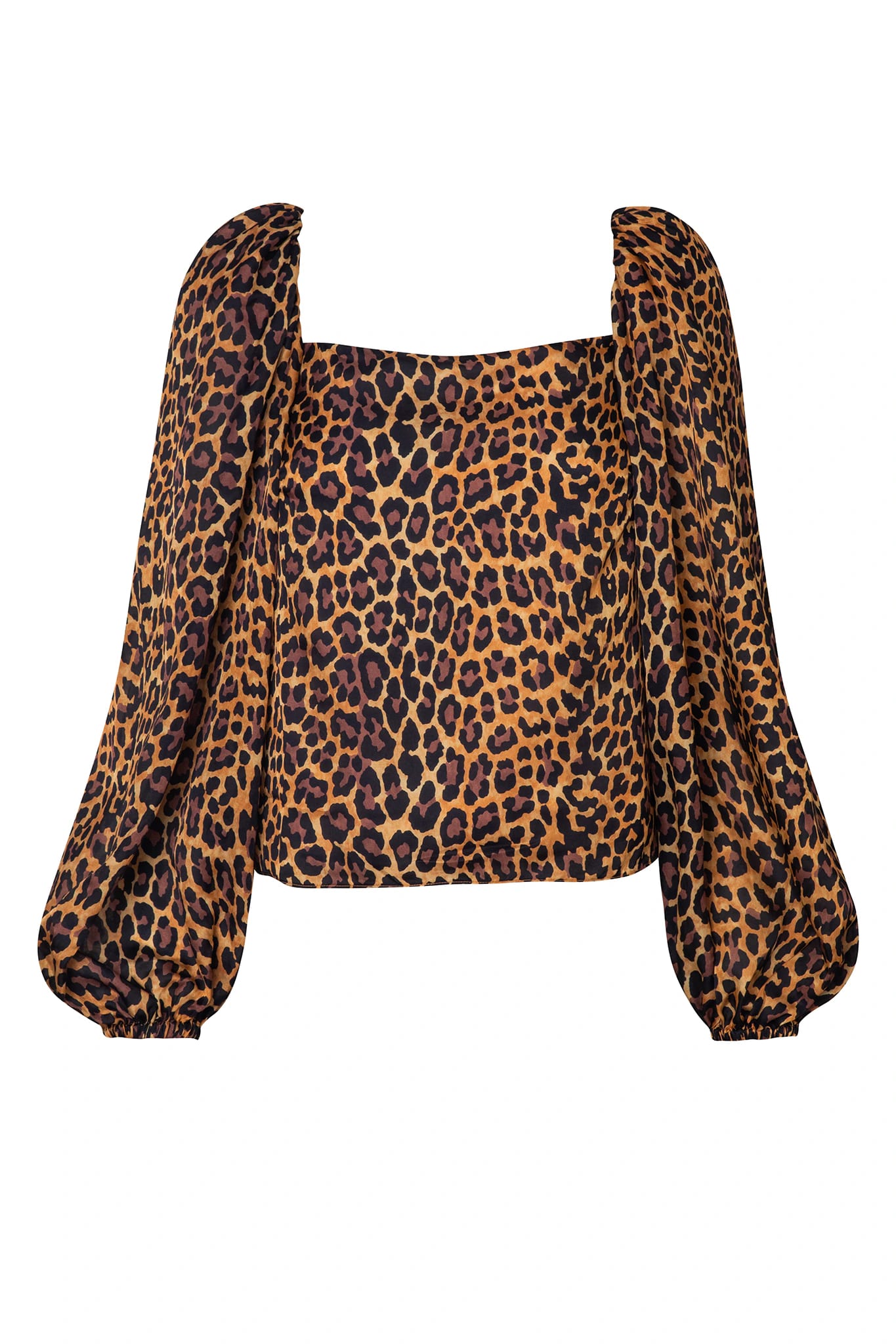 Celia Cotton Silk Blouse / Jaguar Print - imagen 1