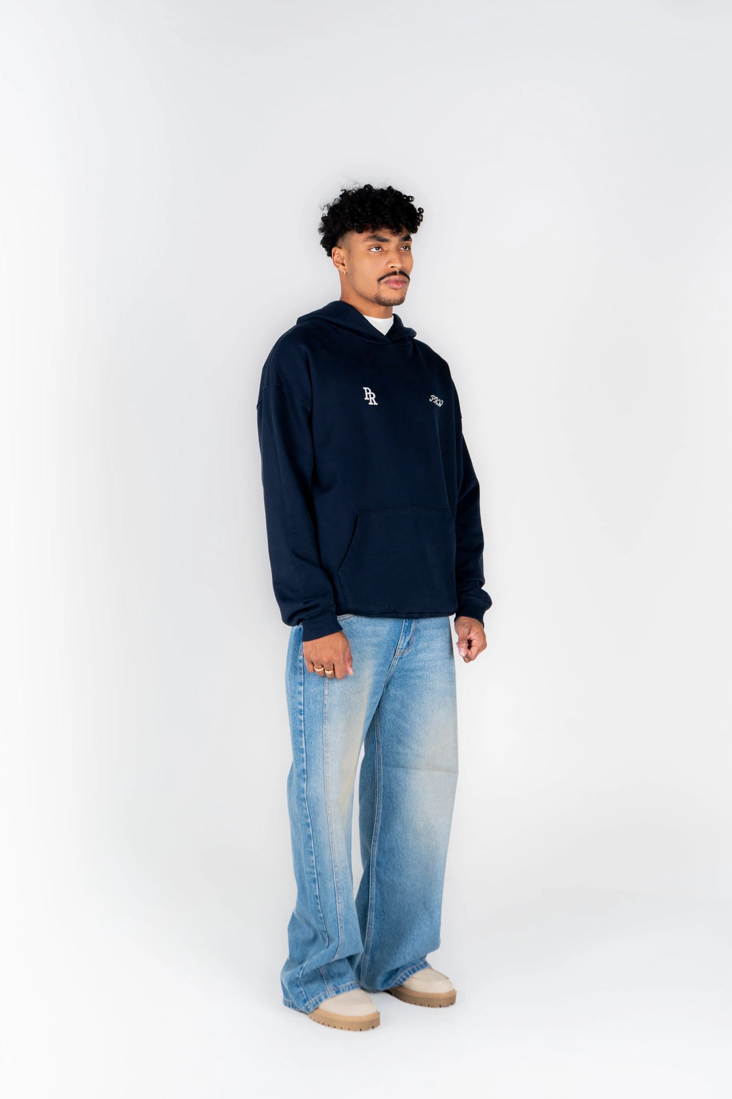 Basic Blue Hoodie - imagen 4