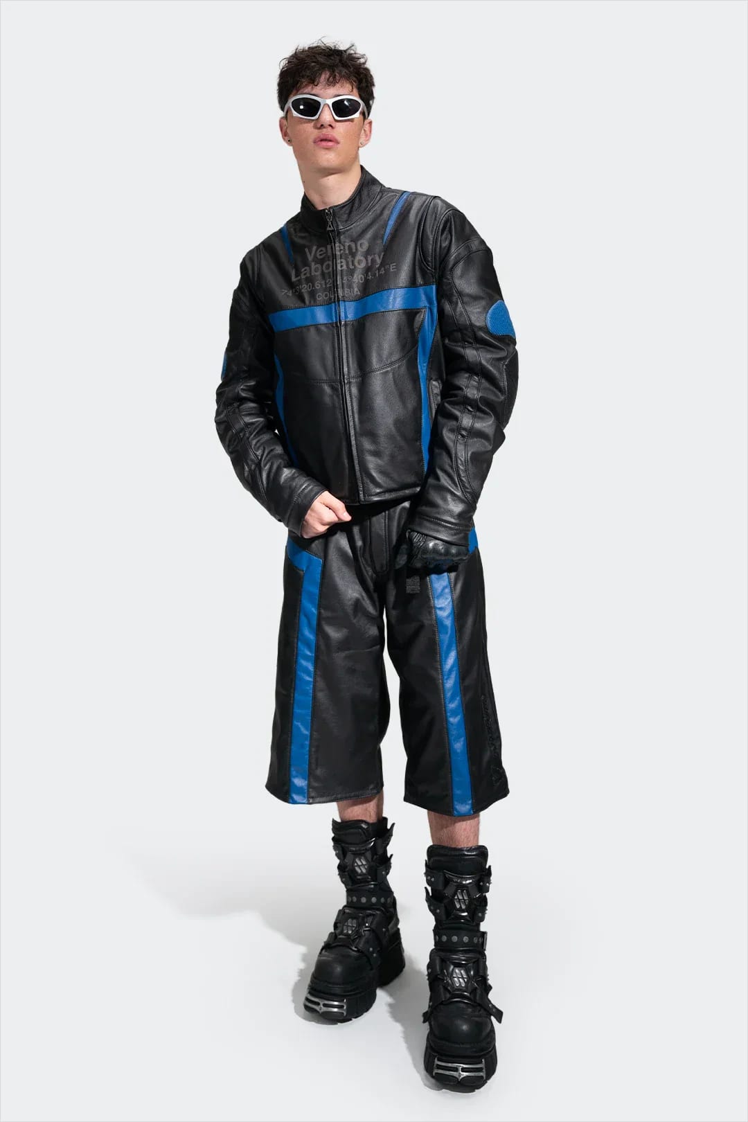 VENENO CHAQUETA CUERO BIKER GO FASTER - imagen 5