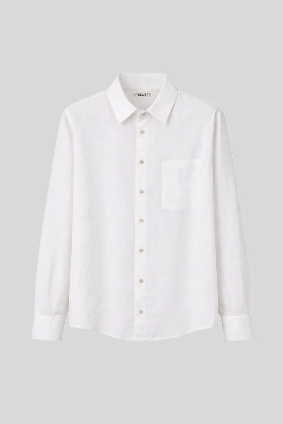 Women's shirt linen assisi white - imagen 3