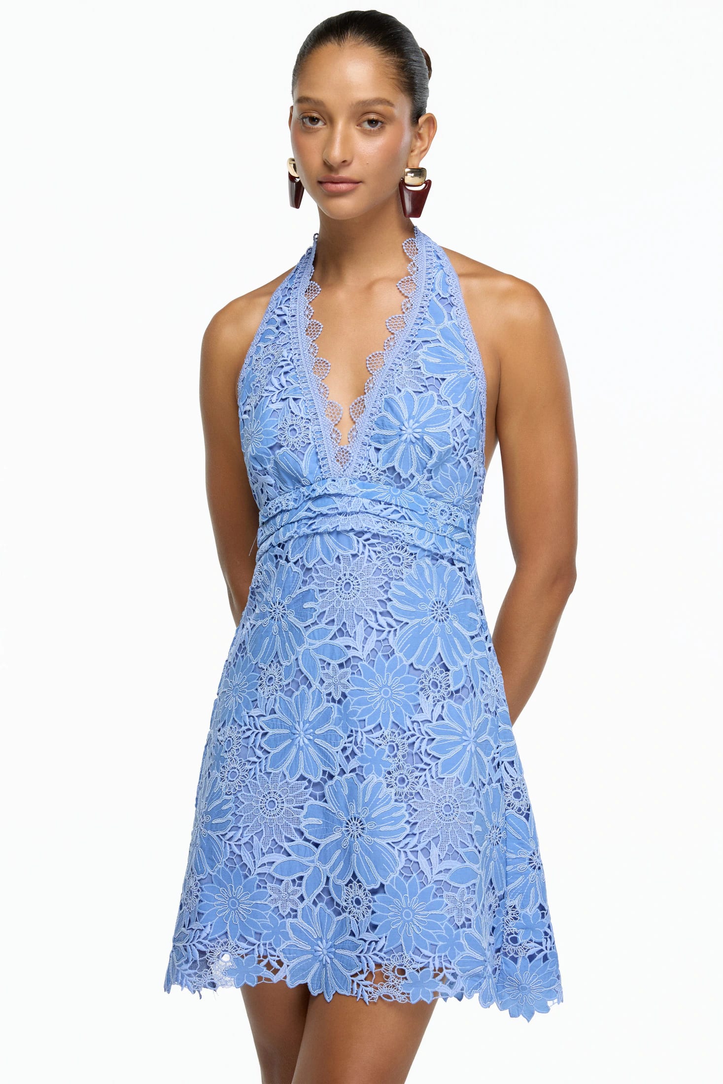 THEA MINI DRESS BLUE - imagen 1
