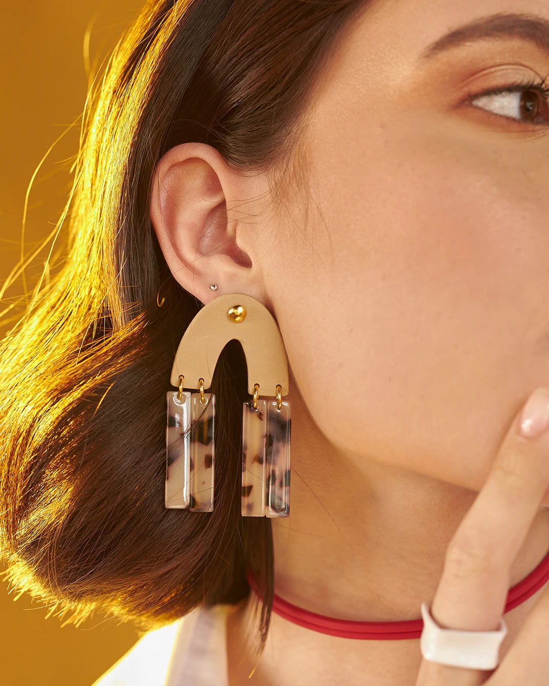 Terrazo1 Earrings - imagen 2