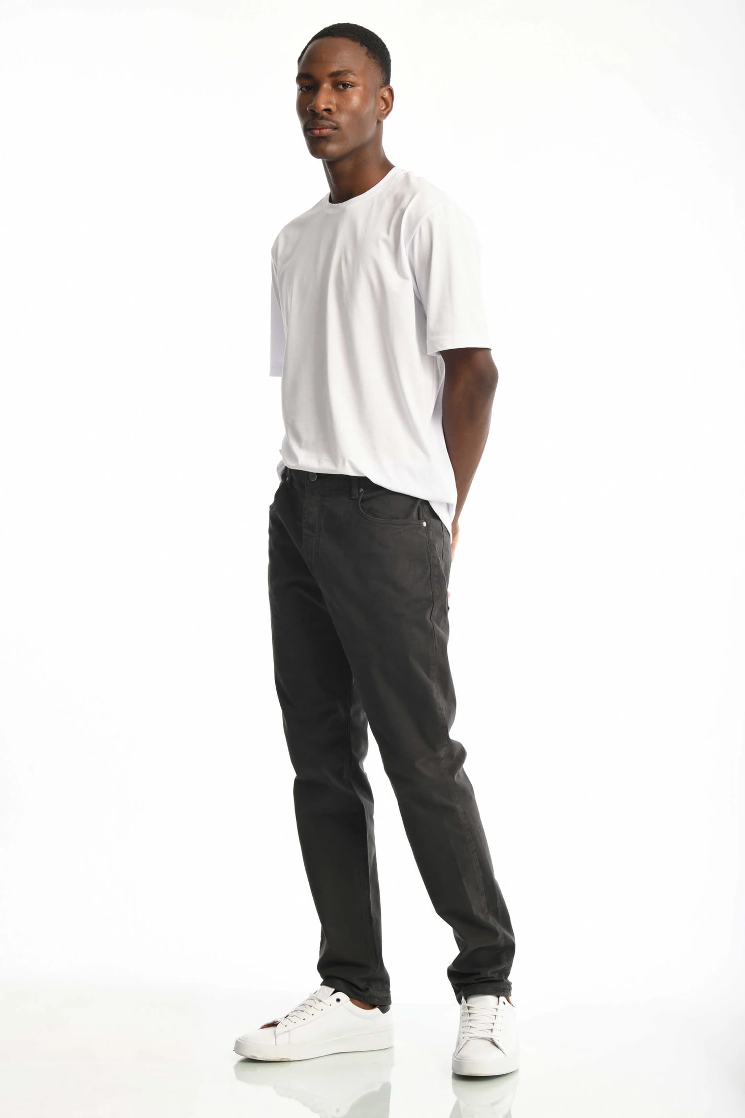 Pantalón Classic Dril 5 Bolsillos Gris Oscuro - imagen 12