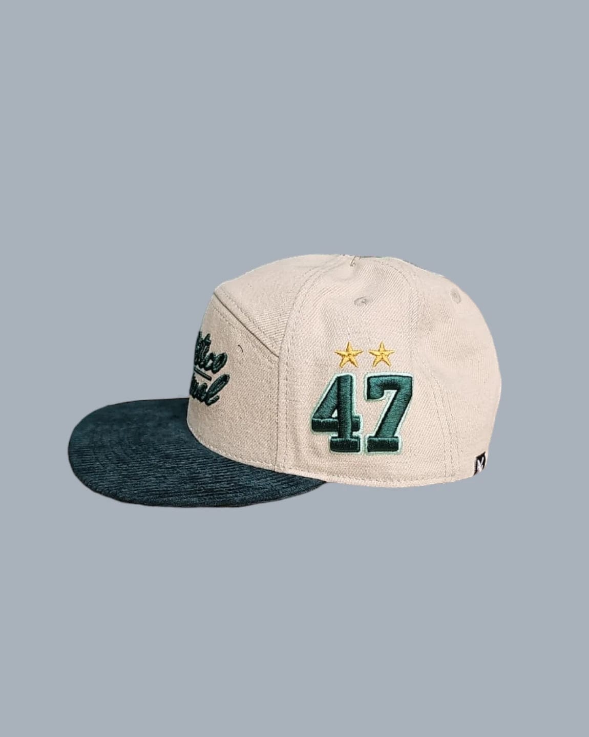 GORRA MARFIL PLANA CORDOROY ATL NACIONAL - imagen 2