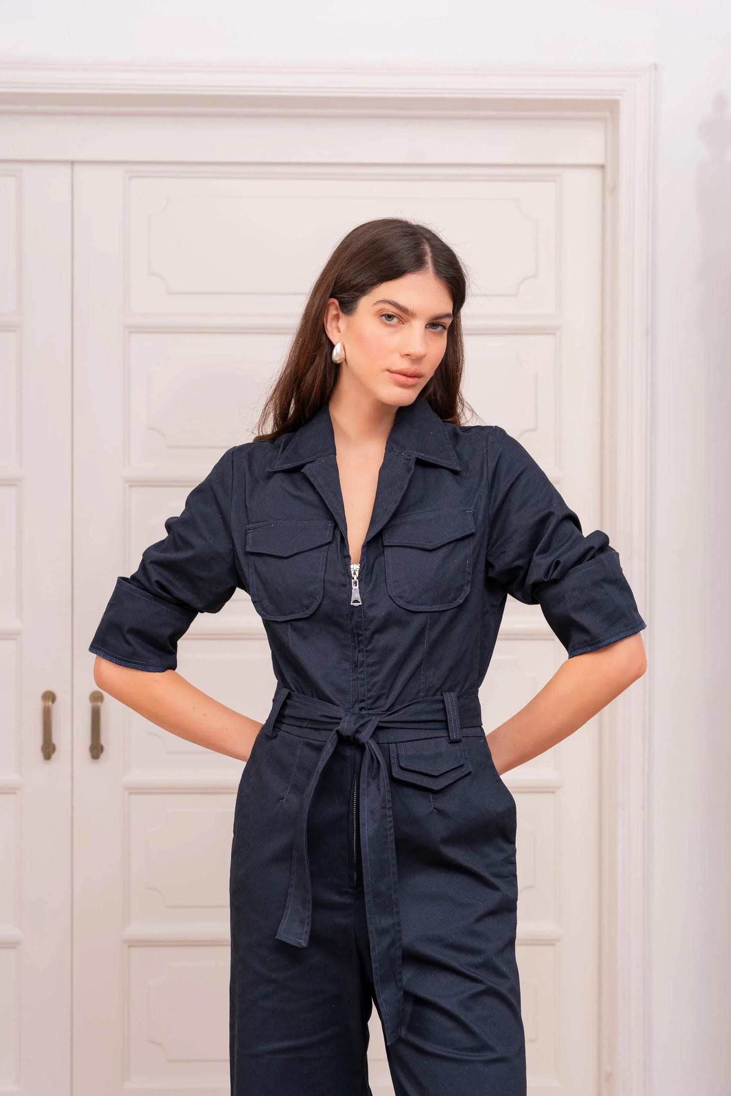 Jumpsuit Mujer Azul Oscuro - imagen 4