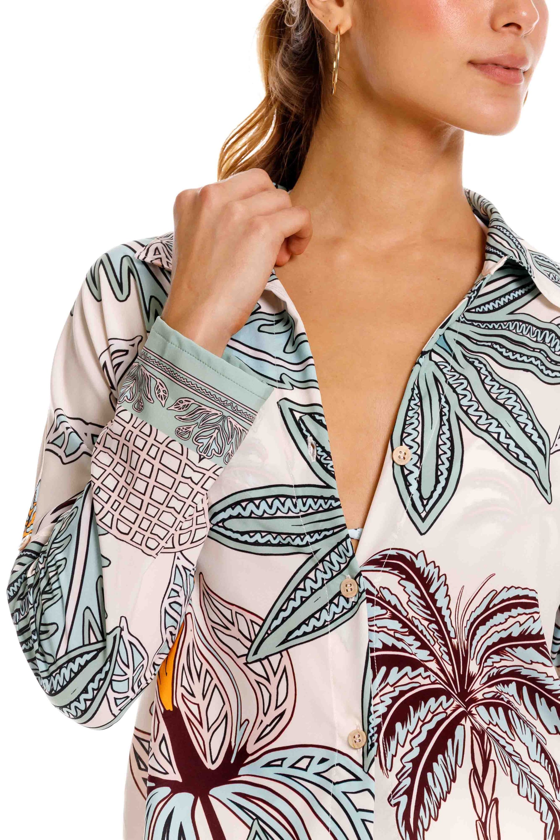 Camisón Maxipalms Beige - imagen 3