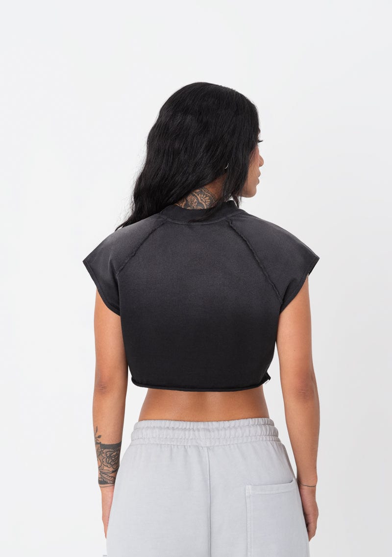 Atelier Black washed Crop top - imagen 3