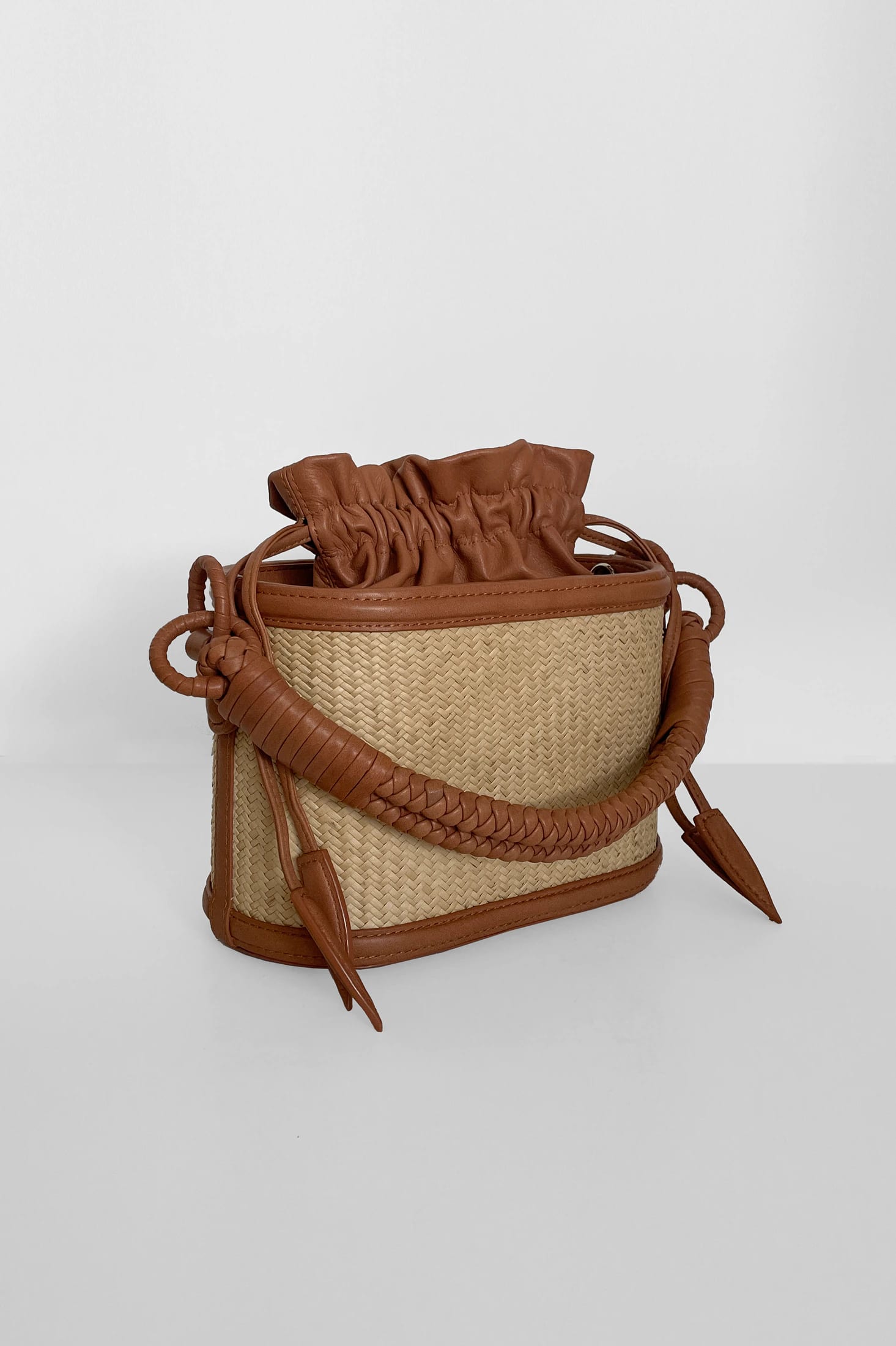 Iraca Basket Bucket, Canela - imagen 2