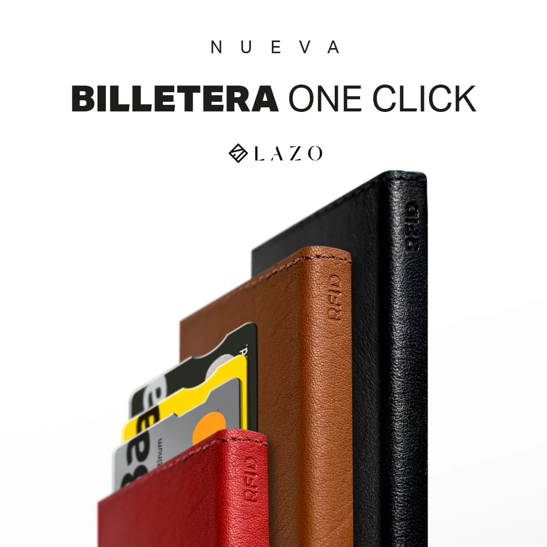 BILLETERA ONE CLICK ROJA - imagen 2