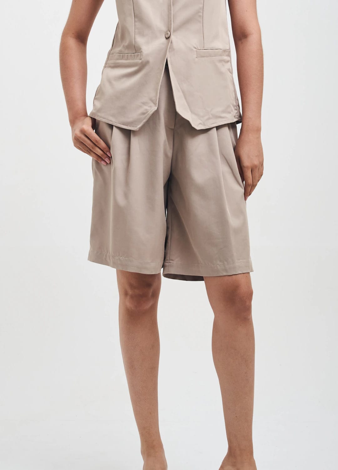 Bermuda Cleotilde Taupe - imagen 1