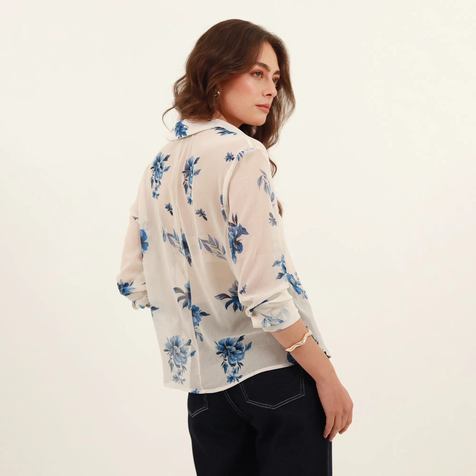 Camisa estampada manga larga - imagen 7