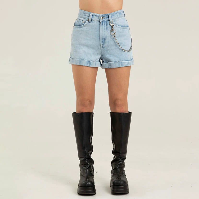 LIGHT WASH DENIM SHORT - imagen 13
