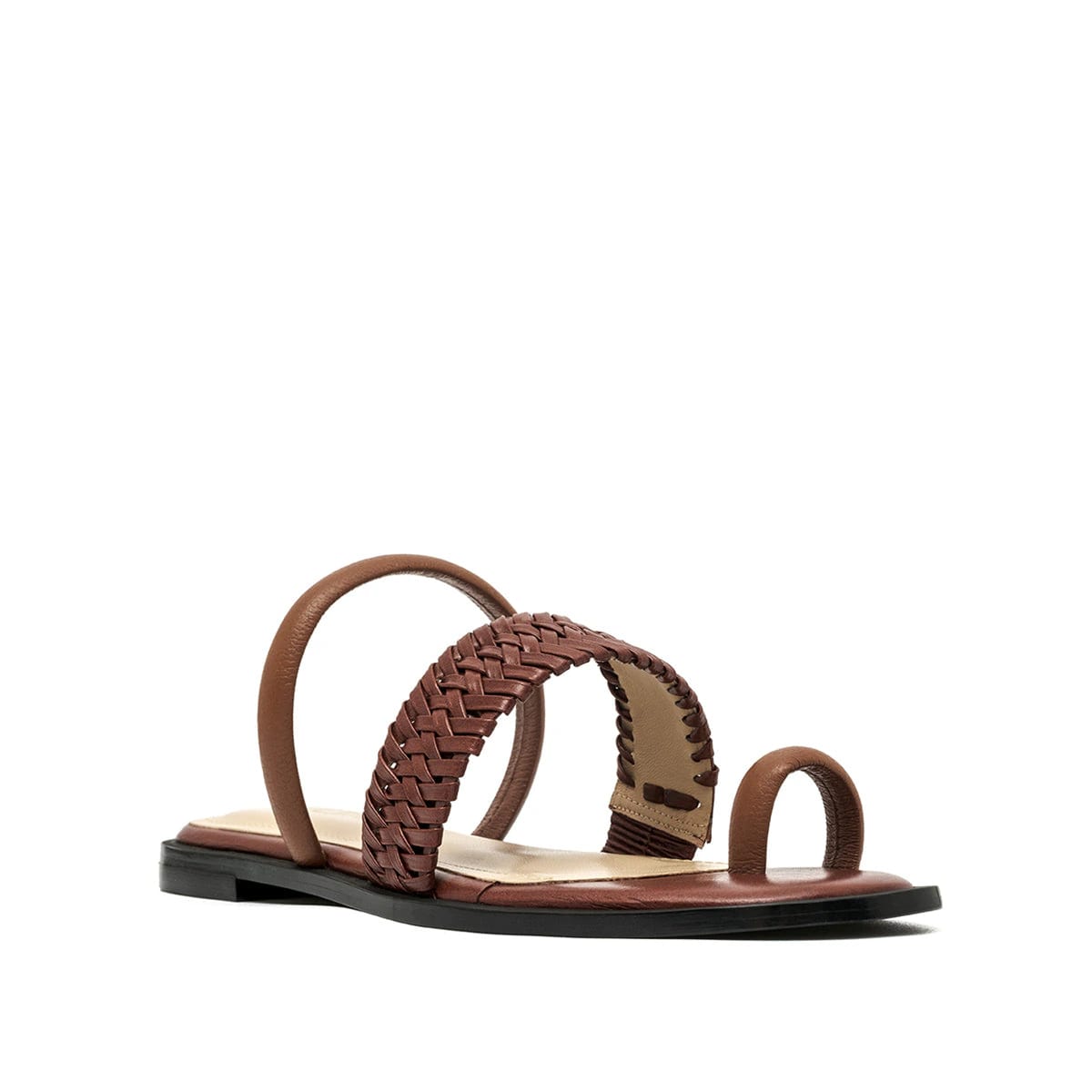 ALLEGRA COGNAC SANDALS - imagen 2