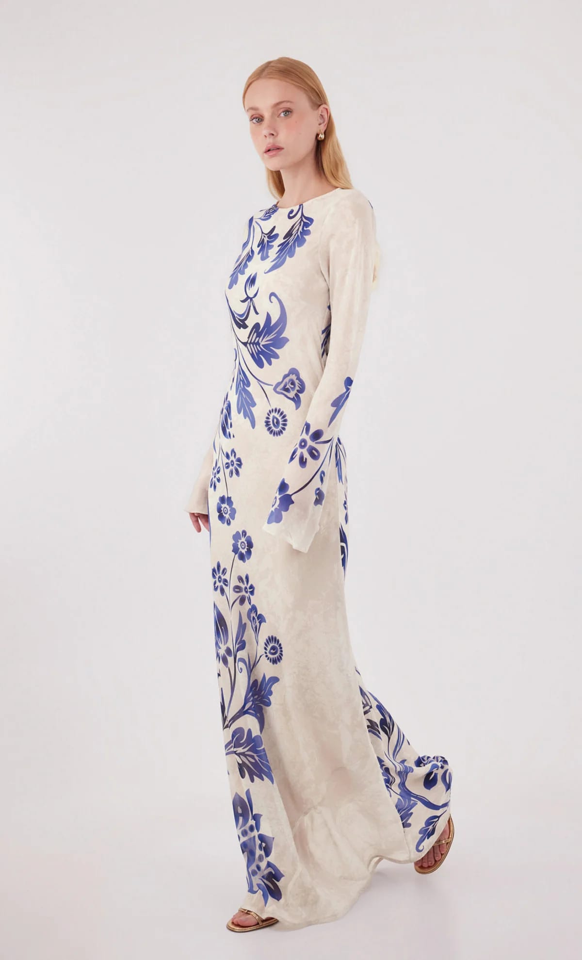 Vestido largo Venomous Blue - imagen 7