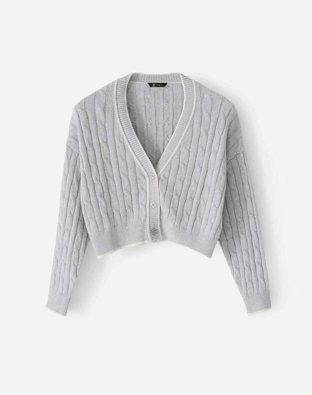 Buzo regular gris jaspe mujer - imagen 5