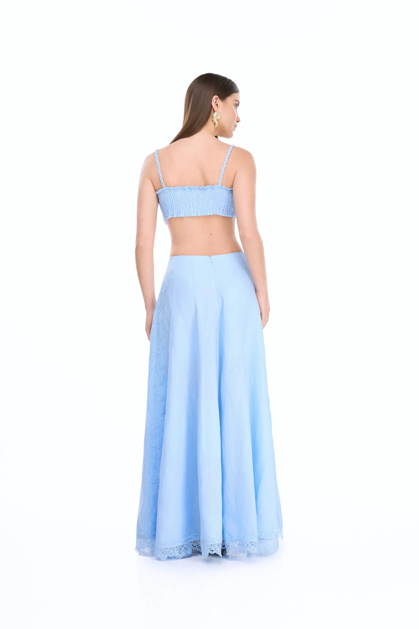 RESPLANDOR MAXI SKIRT BLUE - imagen 3