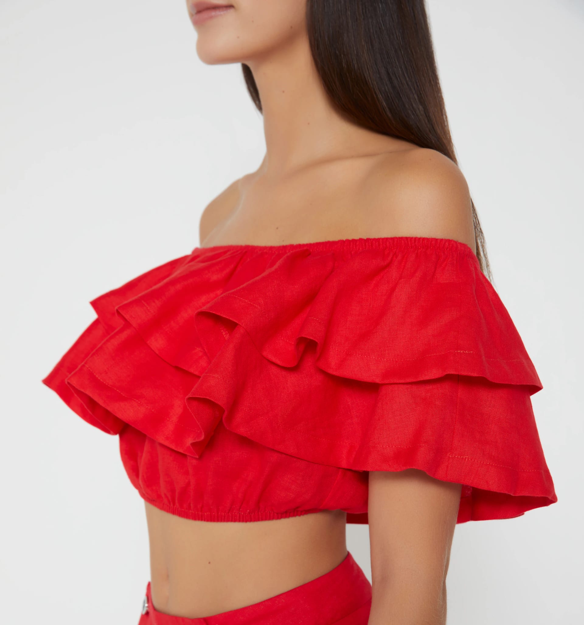 Blusa hombros descubiertos con boleros - imagen 4