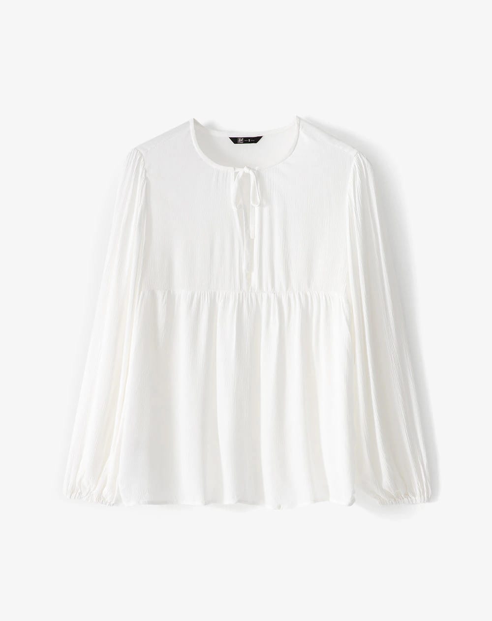 Camisa oversized manga larga blanca mujer - imagen 2