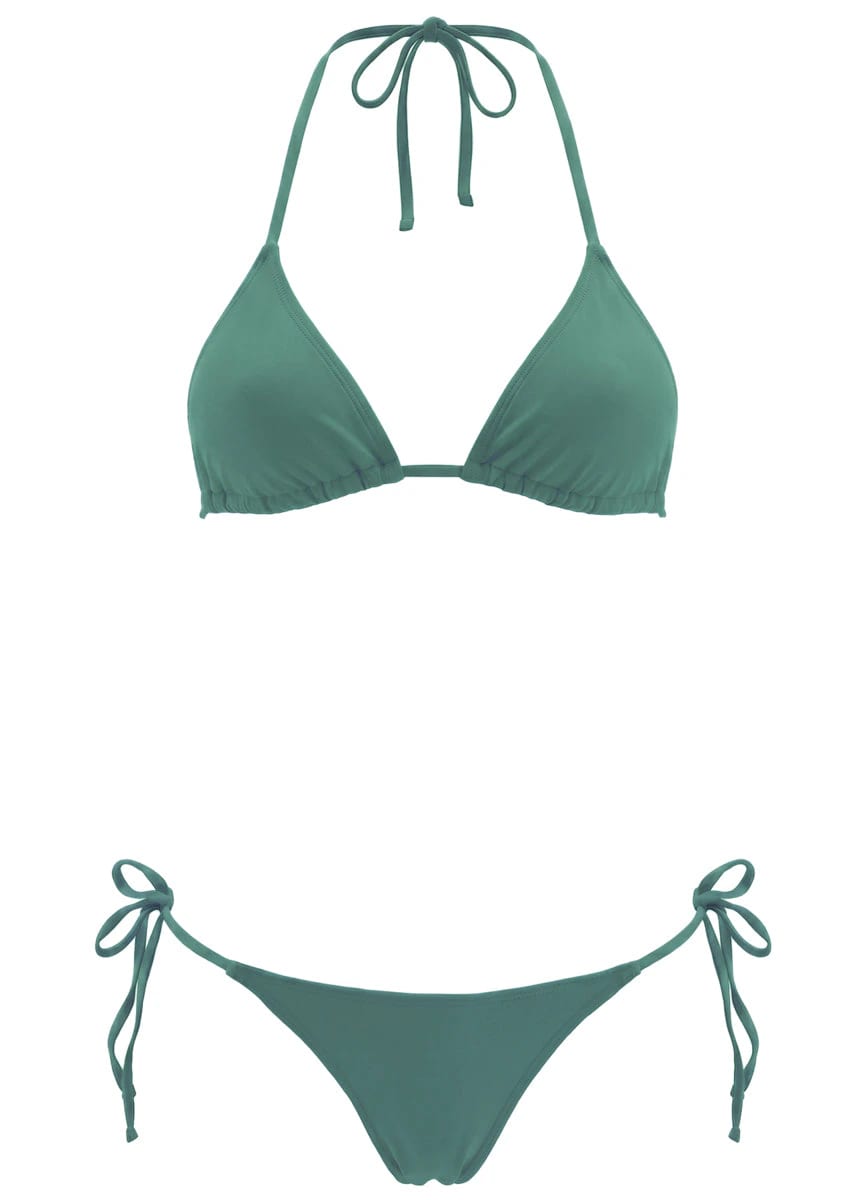 Maaji Eucalyptus Green Balmy Sliding Triangle Bikini Top - imagen 8