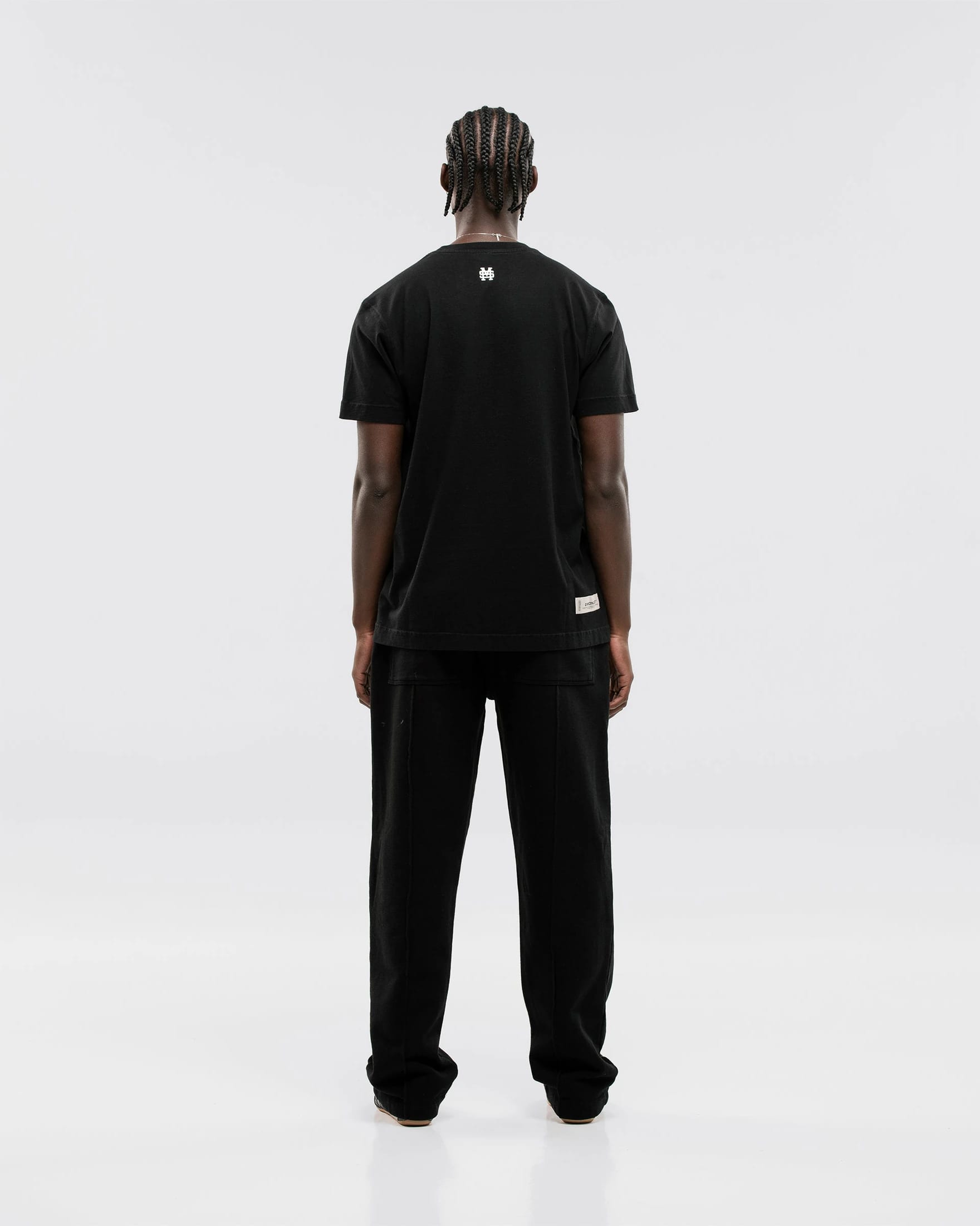Camiseta Regular Fit Básica V2 - Negro Oscuro - imagen 4