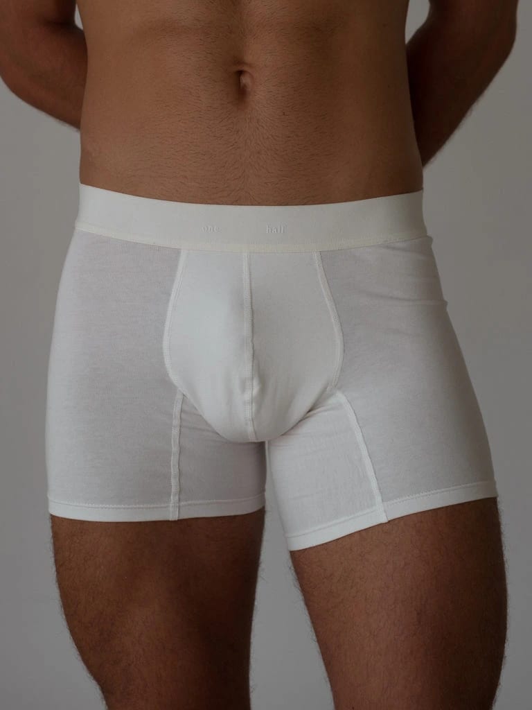 MEN CLASSIC COTTON BOXER - SOFT WHITE - imagen 10