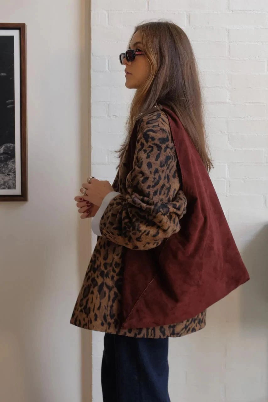 "THE MEMORY" SUEDE TOTE - imagen 6