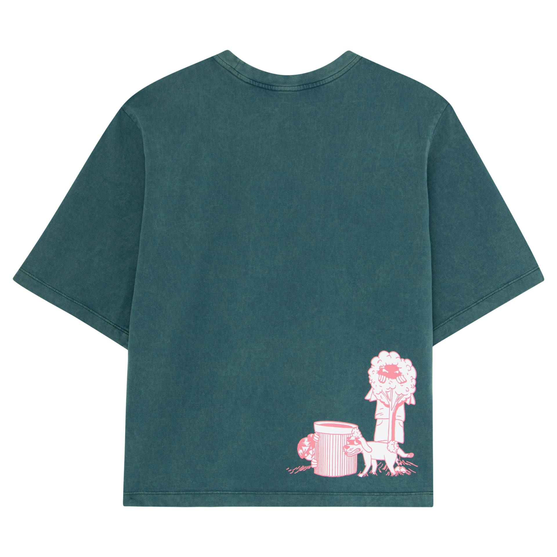CAMISETA PRÓFUGOS VERDE WASHED - imagen 2