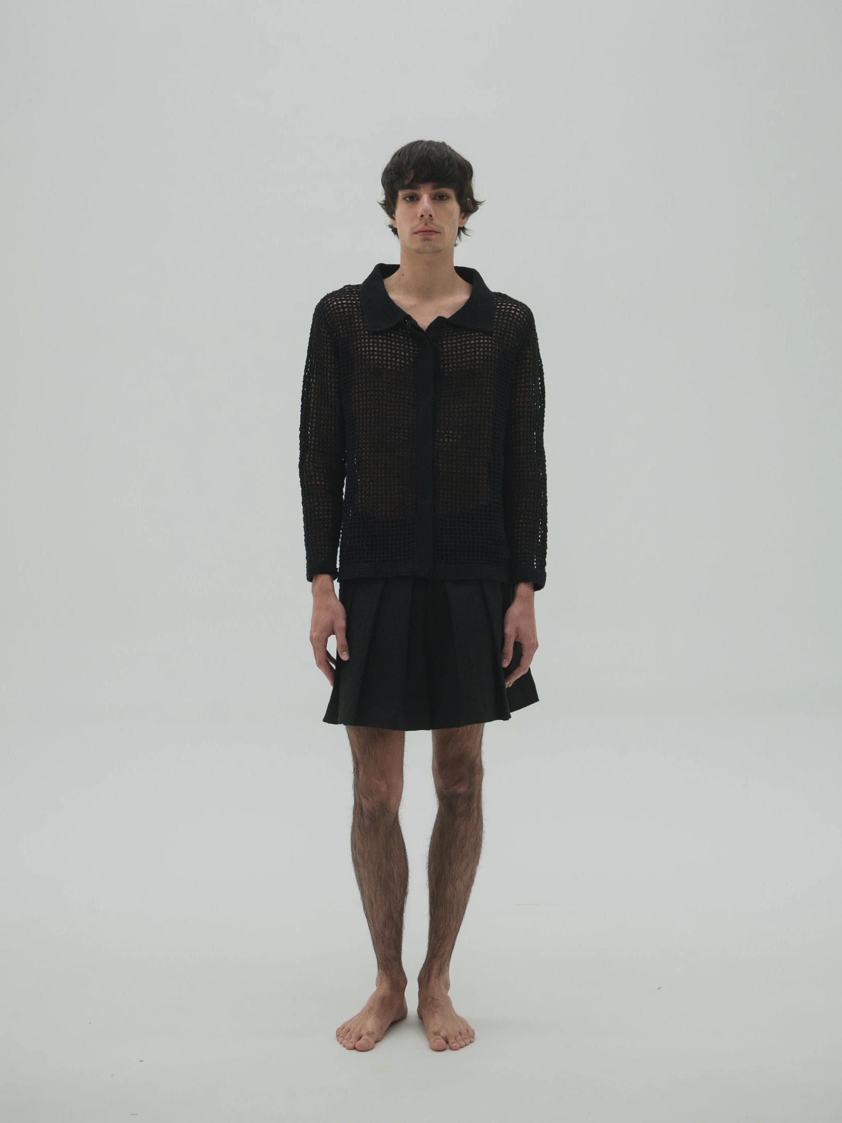 Pleat shorts Hombre - imagen 4