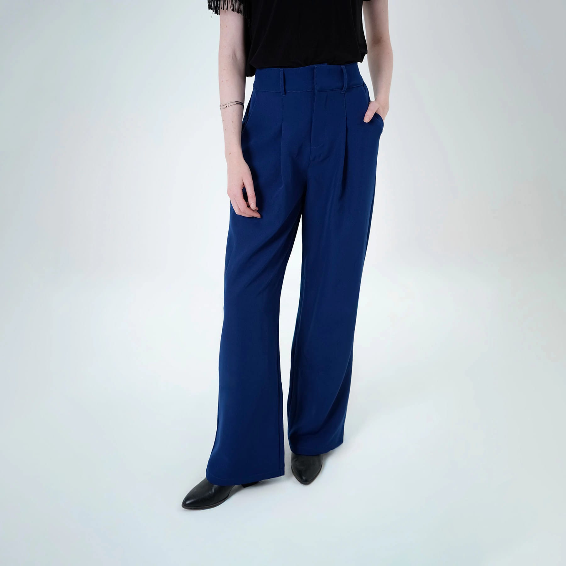 Pantalon Tiro Alto Bota Recta - imagen 7
