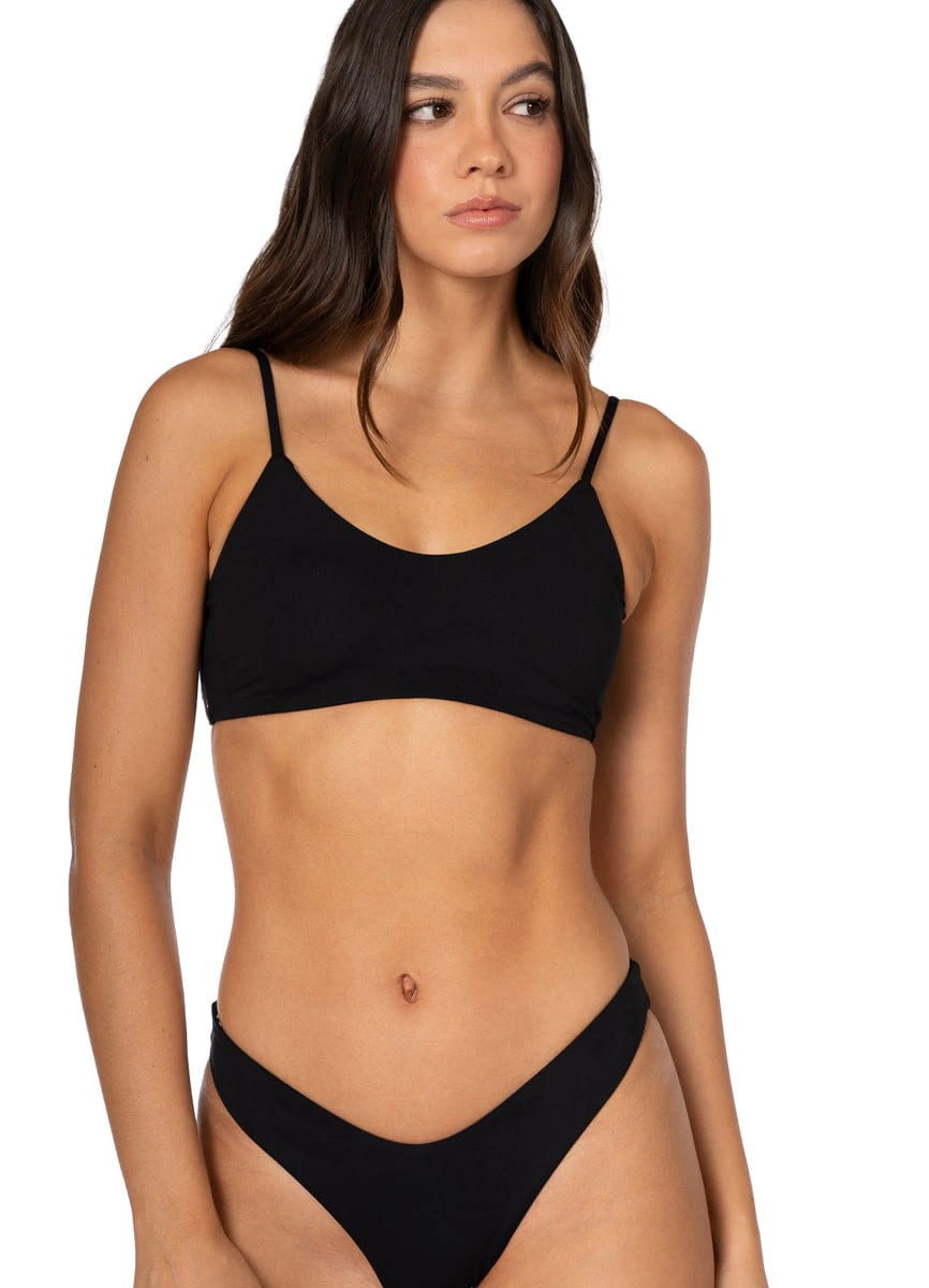 Maaji Jade Black Praia Classic Bralette Bikini Top - imagen 7