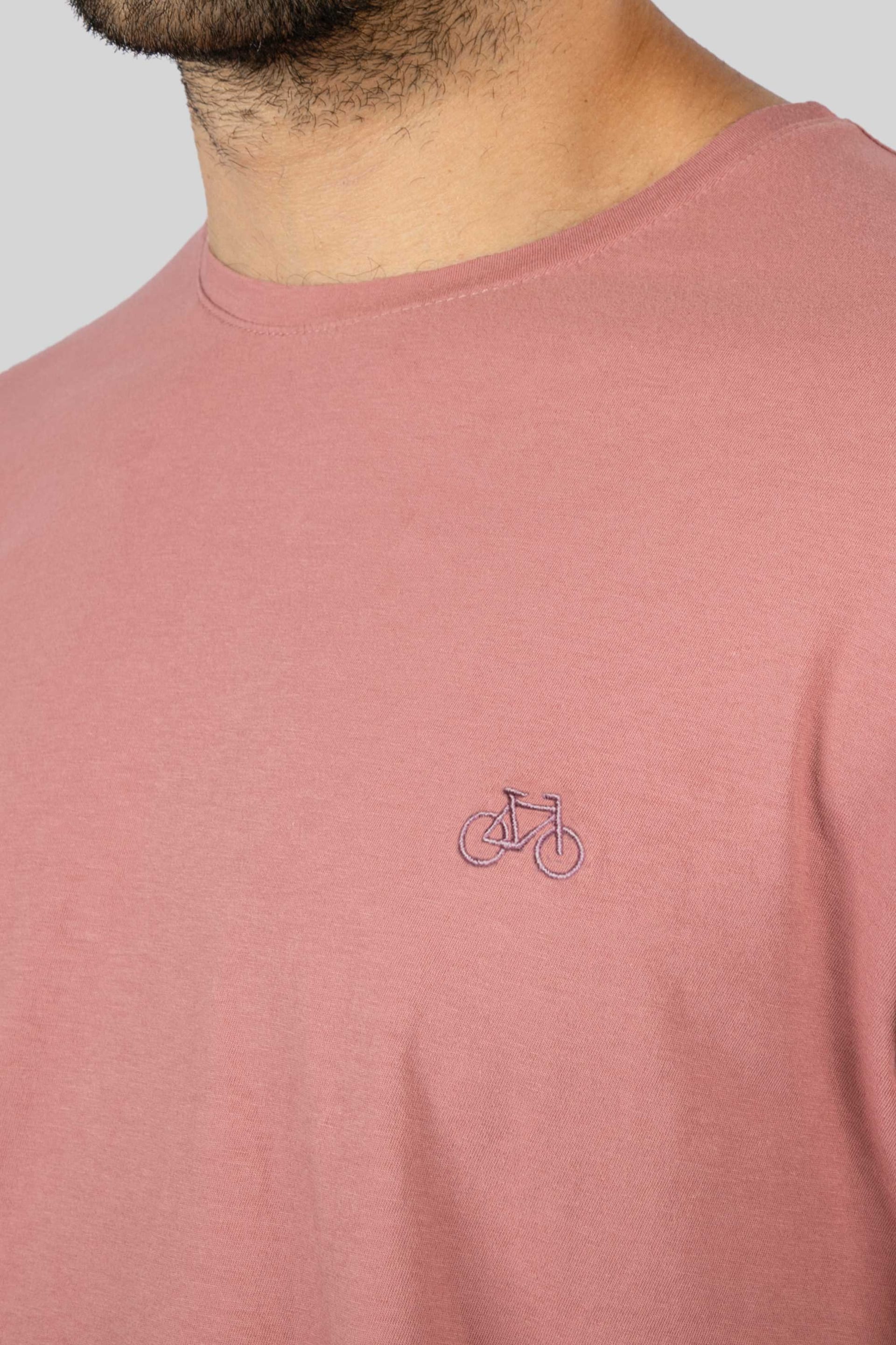 CAMISETA BÁSICA ROSA VIEJO - imagen 2