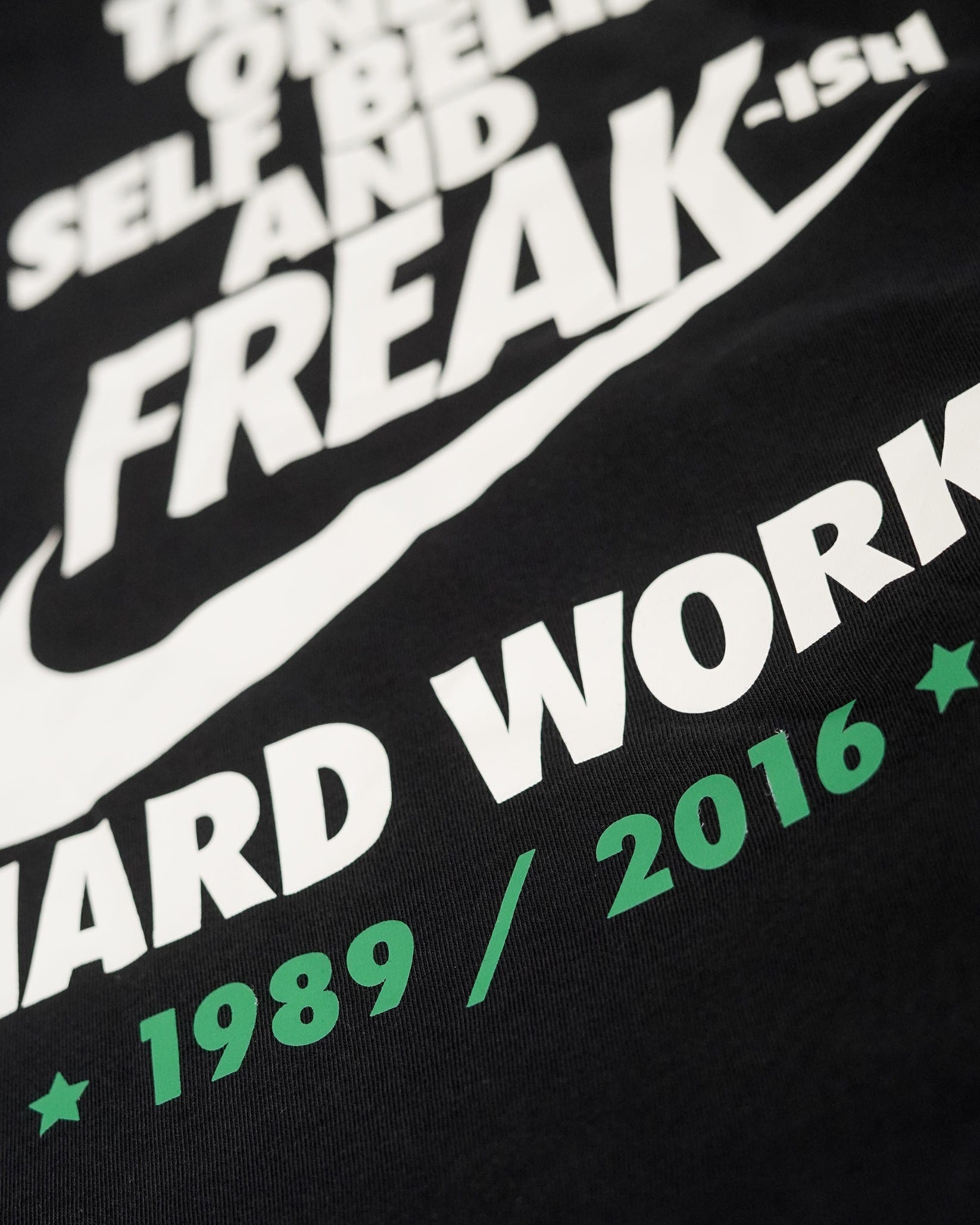 CAMISETA NEGRA HOMBRE HARD WORK NIKE - imagen 4