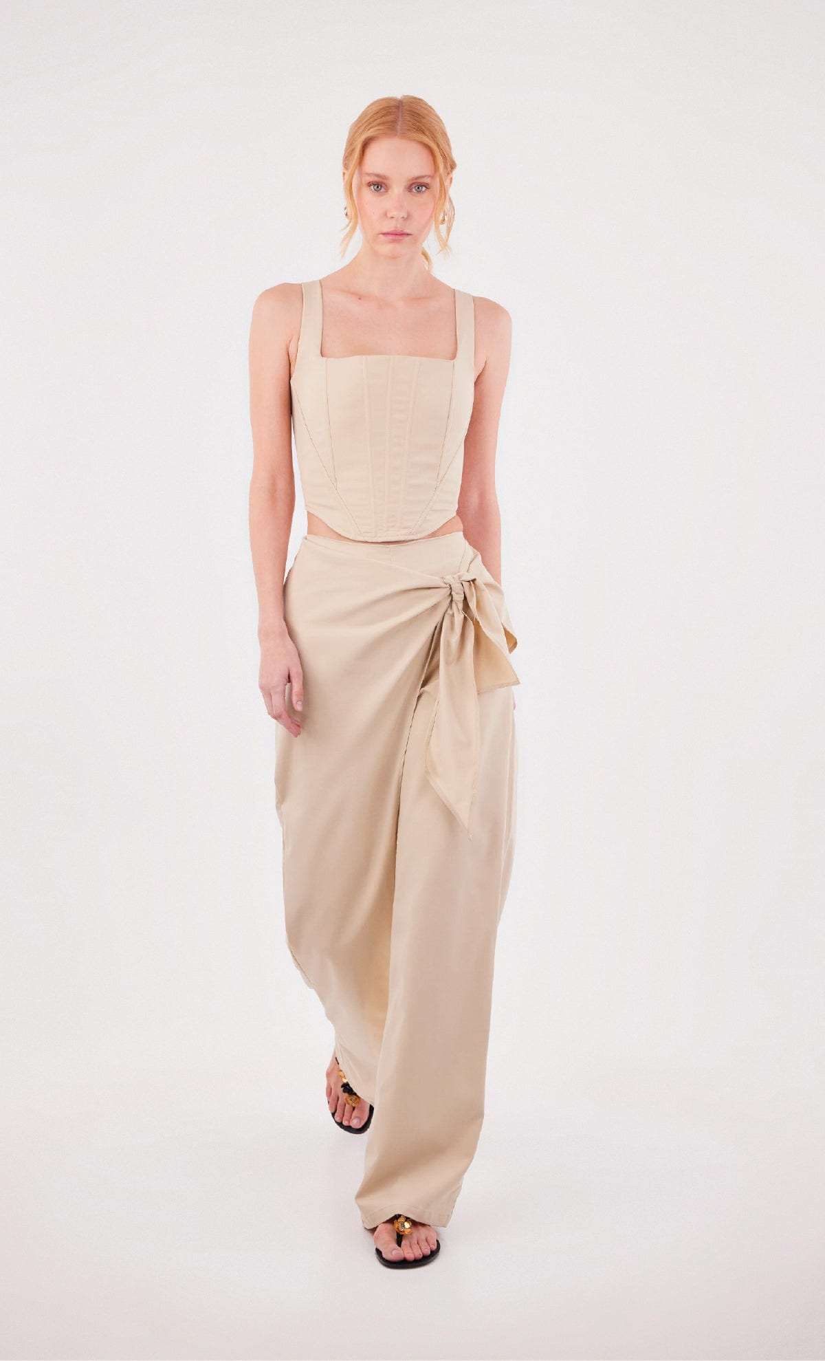 Crop Top Tritoma Sand - imagen 2