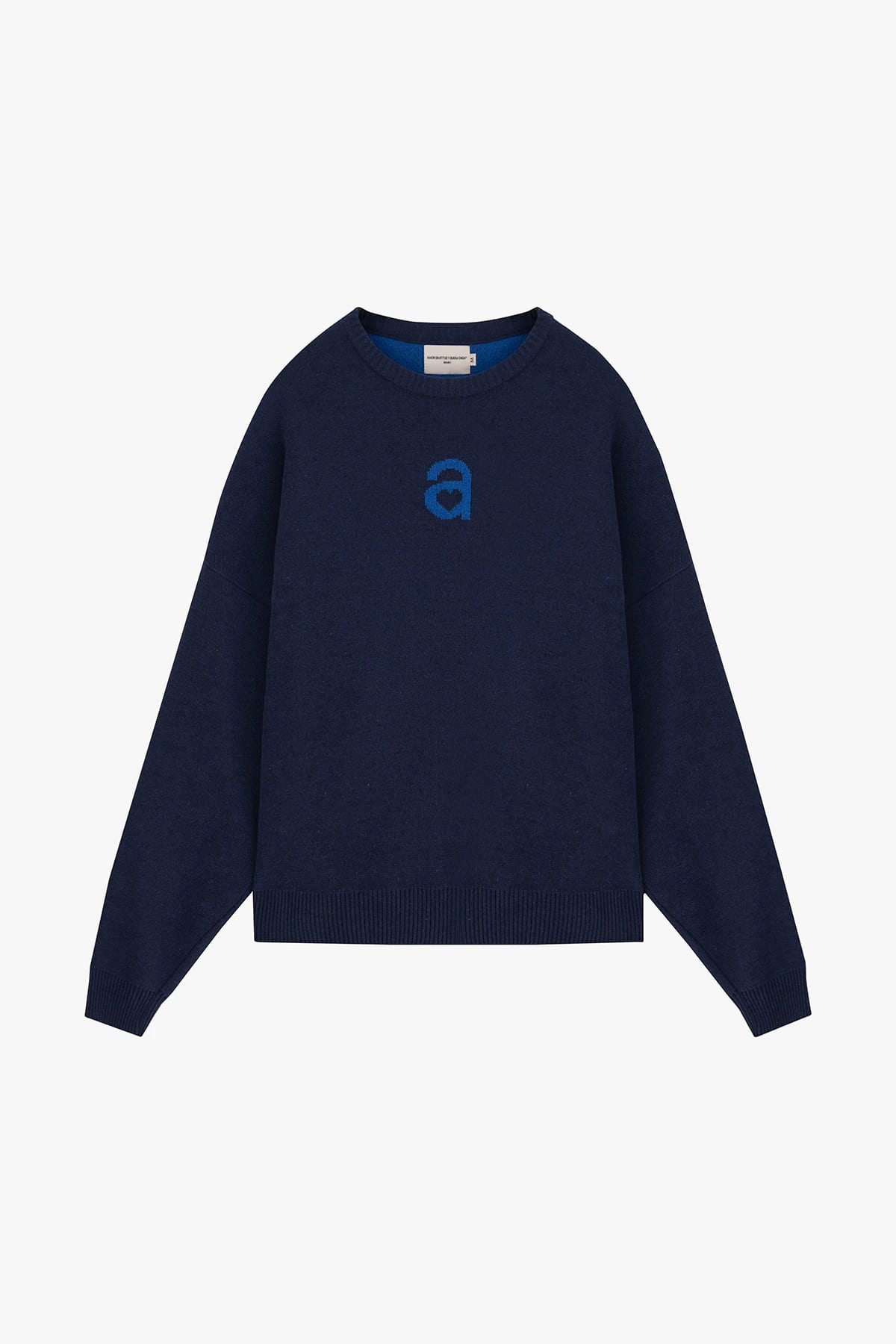 MONOGRAM SWEATER NAVY BLUE - imagen 1