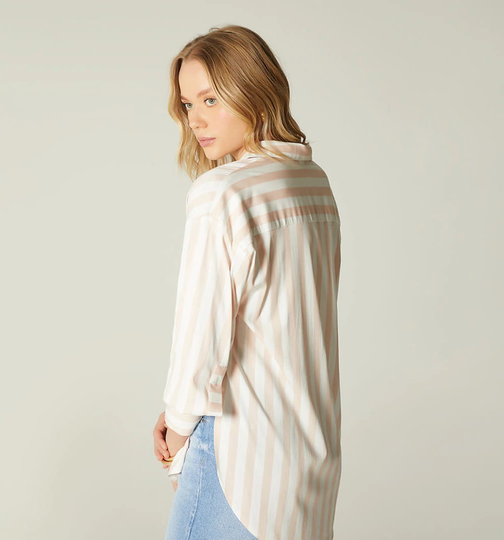 Bluson camisero con maxipuño - imagen 4