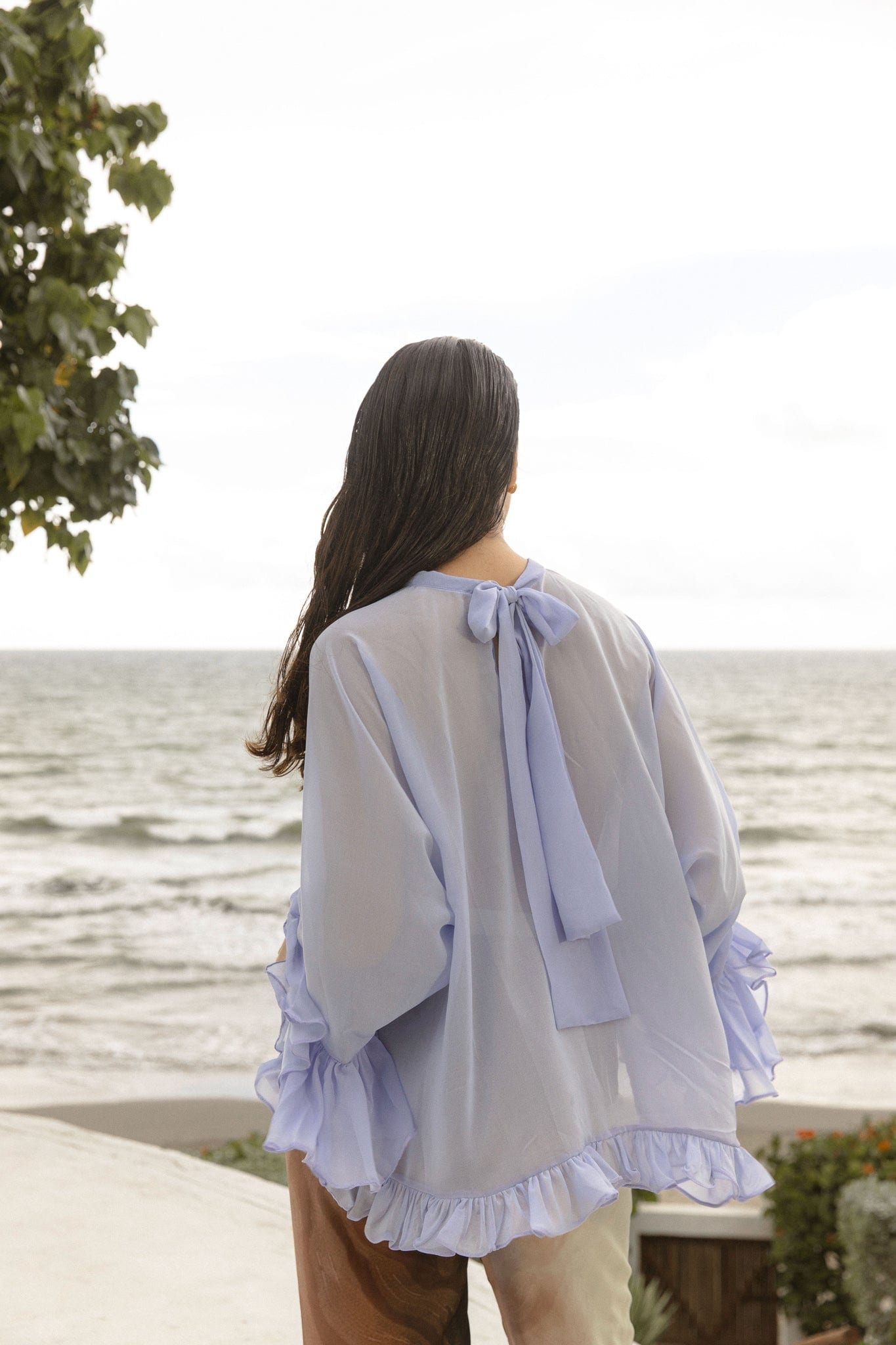 Mariposa Blouse | Blue - imagen 2