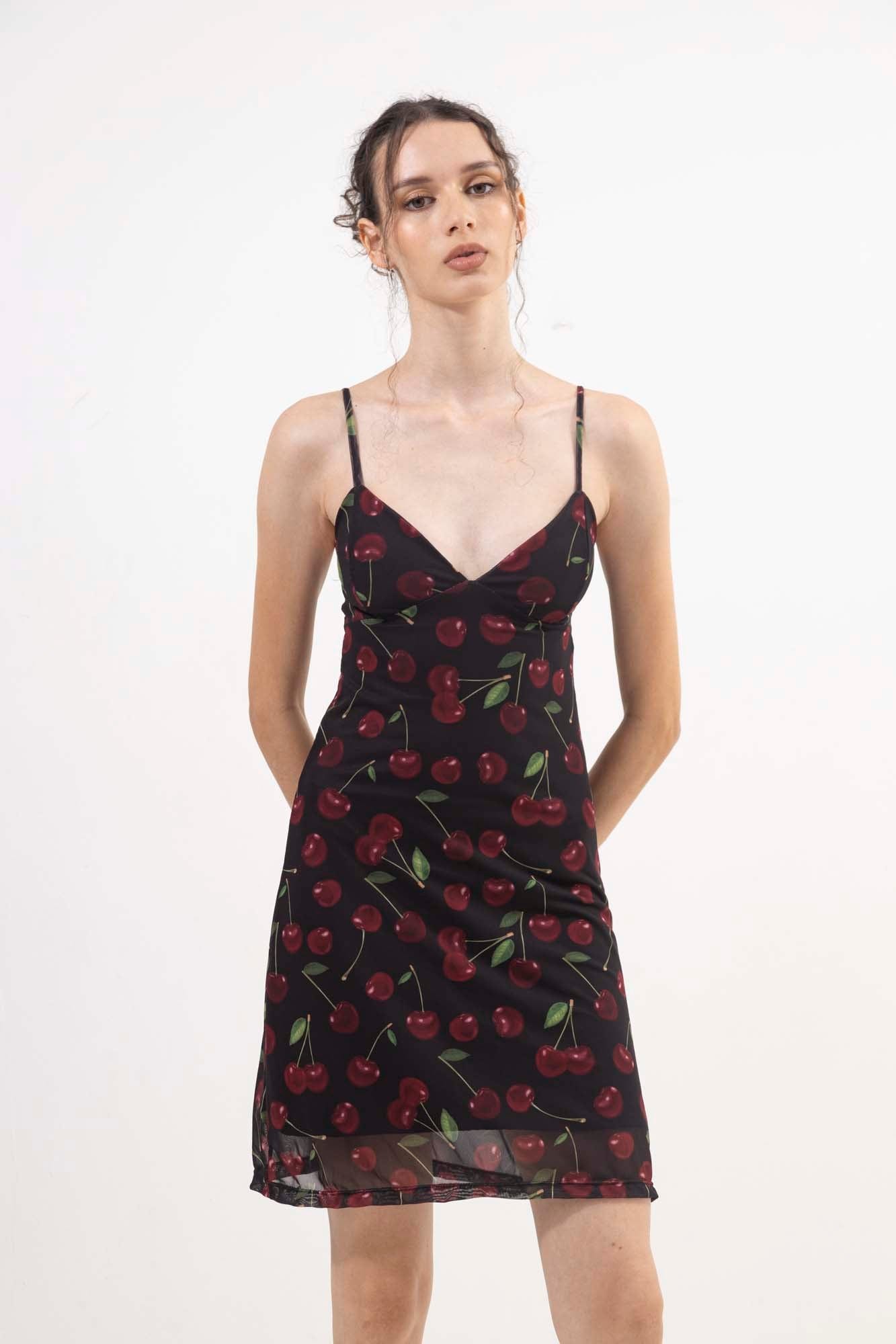 CHERRY MESH DRESS - imagen 5