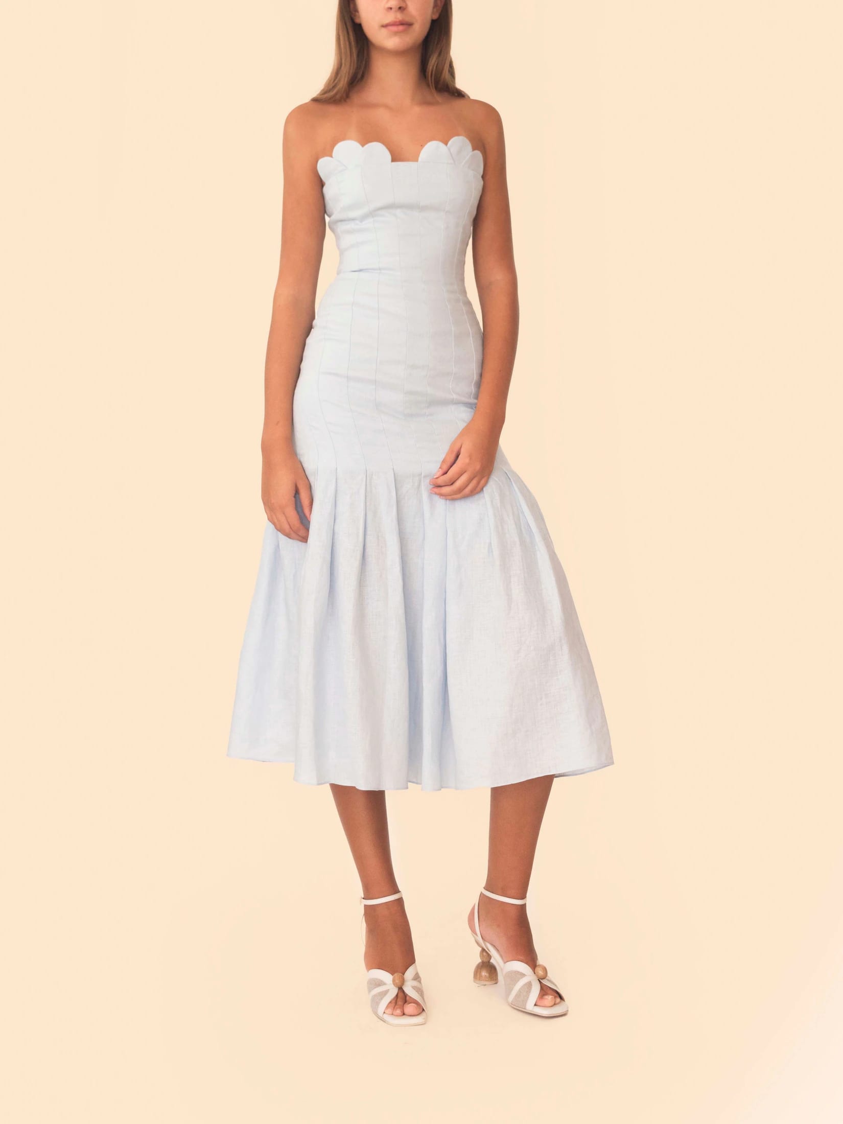ELEA DRESS ICE BLUE - imagen 3