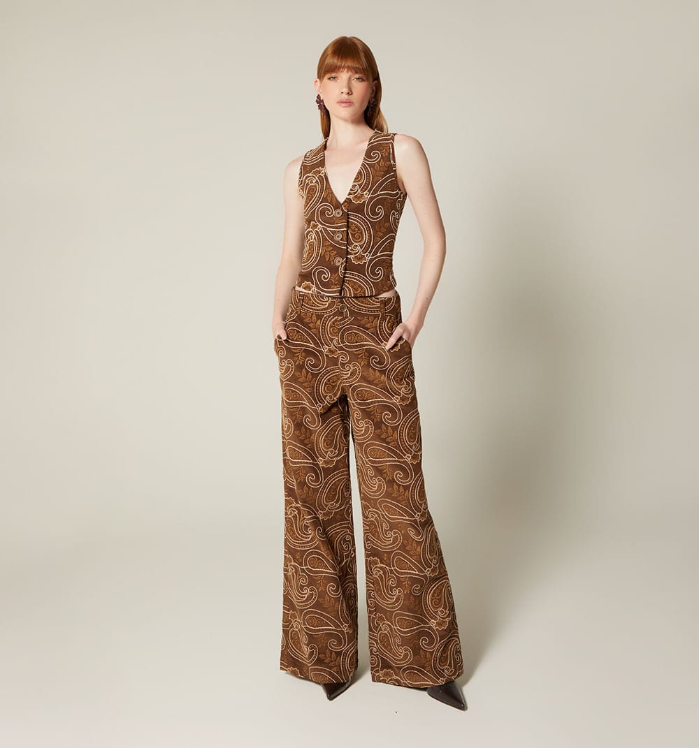 Chaleco en jacquard corduroy - imagen 2