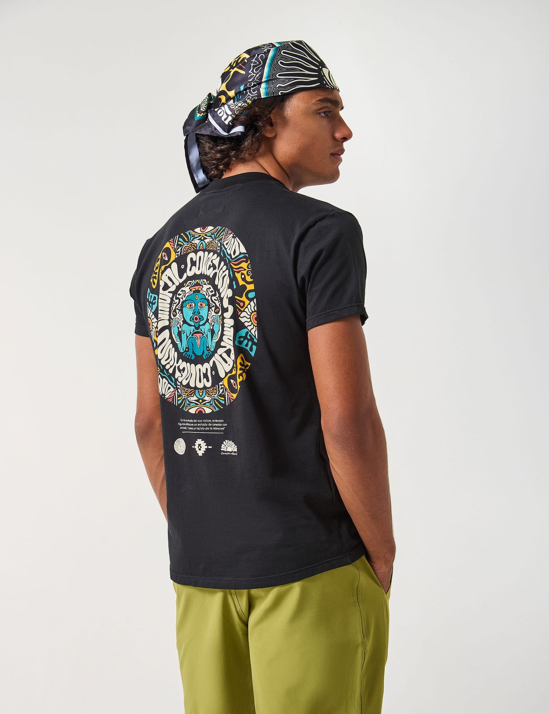 Camiseta Regular Fit Natural Conexion negro Hombre - imagen 11
