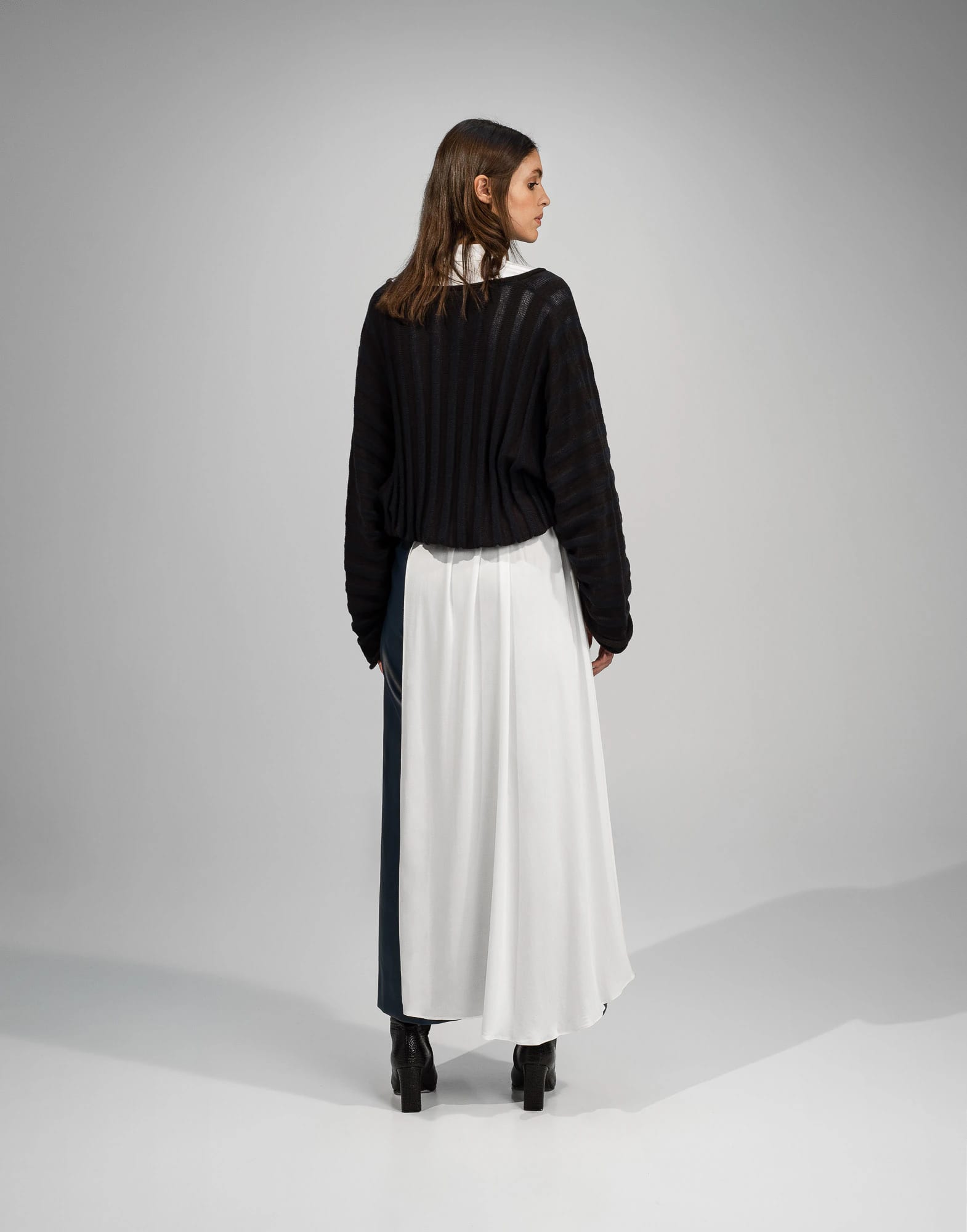 LEATHER HIGH WAIST CULOTTE - imagen 4