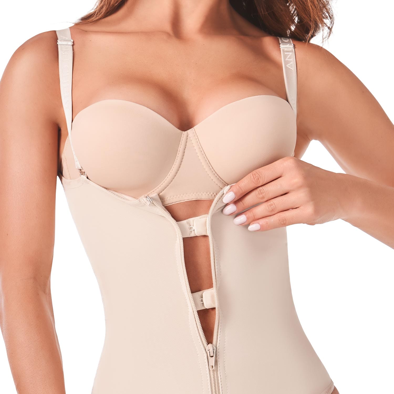 Faja Colombiana Tipo Body Tanga Powernet Enelia Mujer - imagen 3