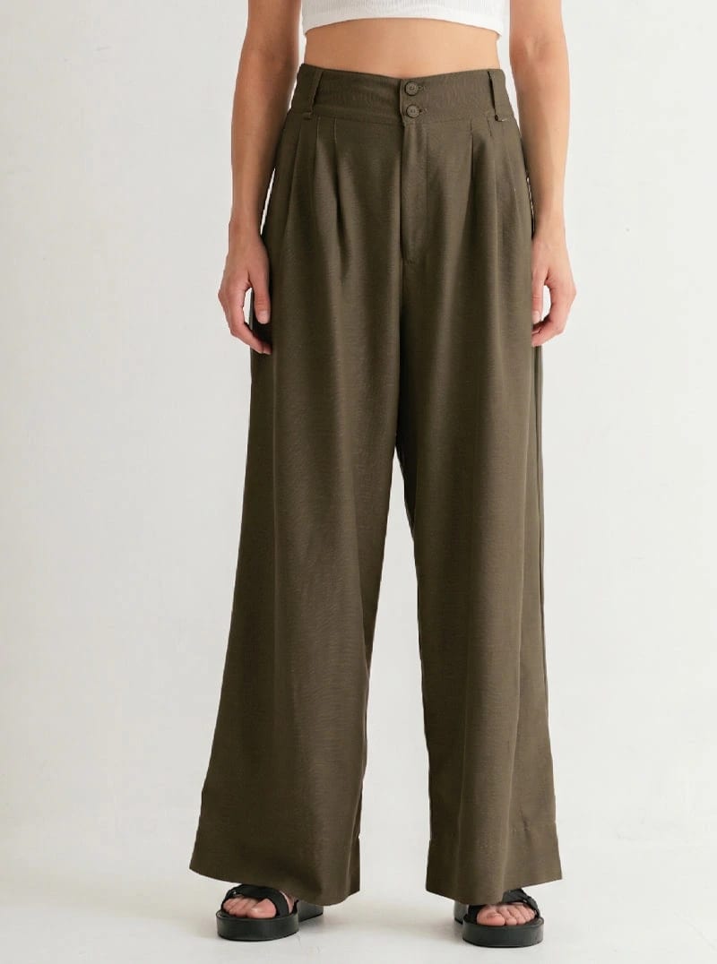 PANTALÓN CANVAS OLIVO - imagen 2