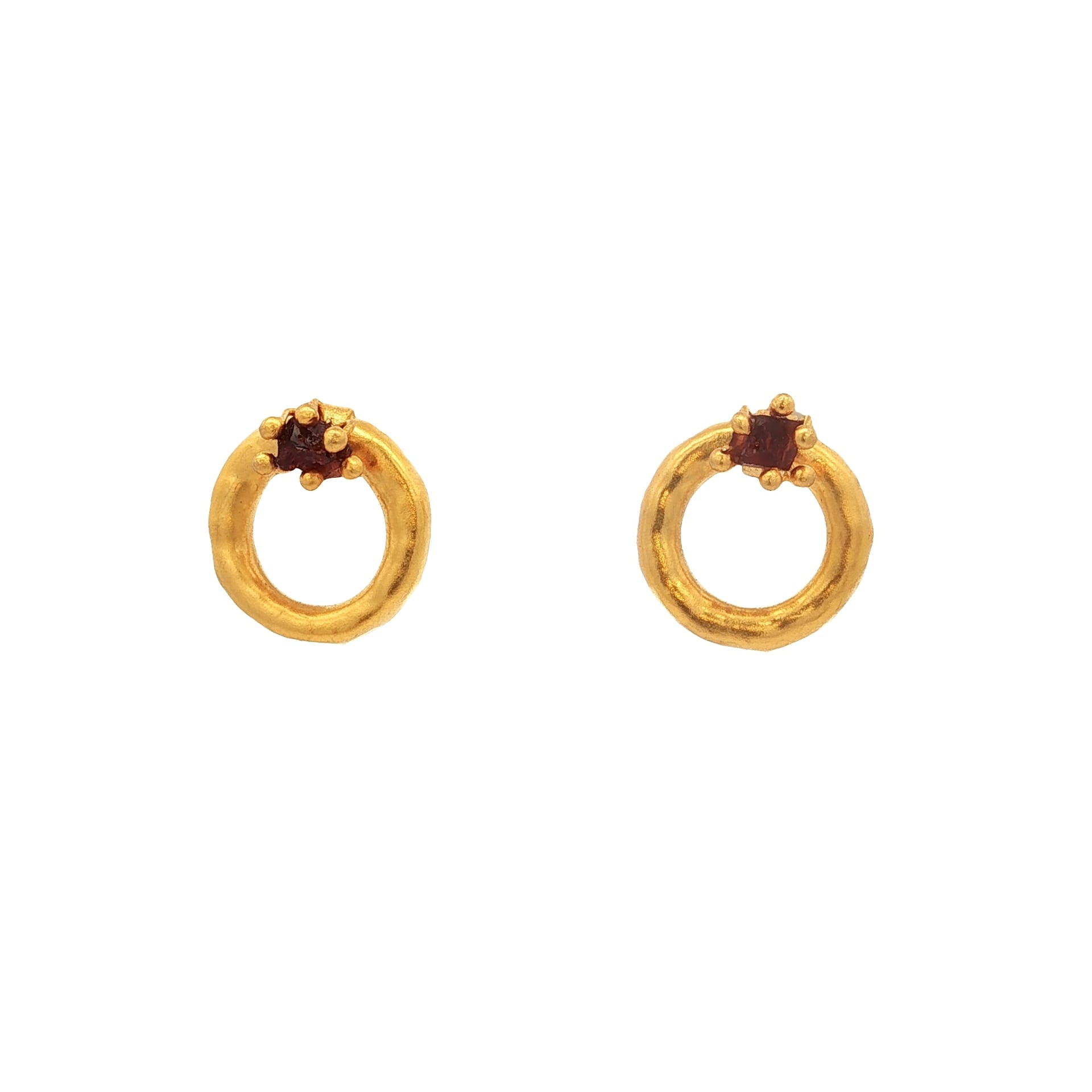 Donut Stone Earrings - imagen 2