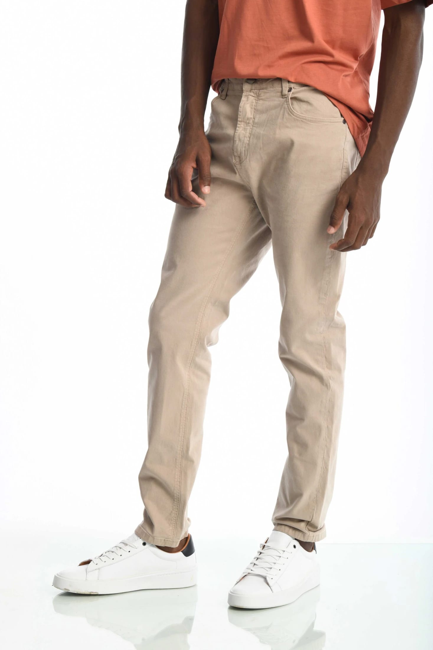 Pantalón Classic Dril 5 Bolsillos Beige - imagen 3