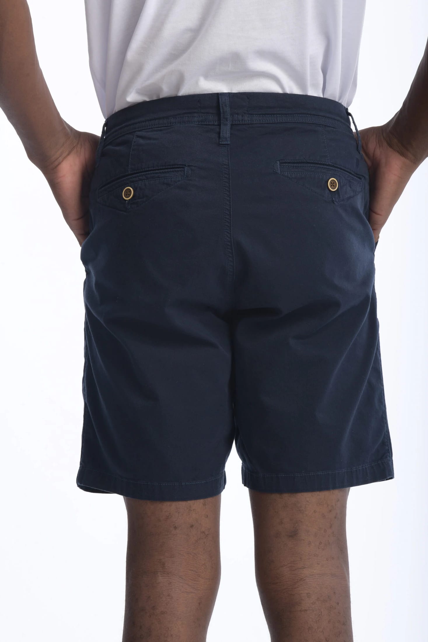 Bermuda Chino Dril Azul Marino - imagen 6